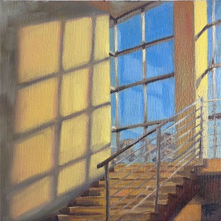 Юлия Главатских (Картина, живопись - 
                  30 x 30 см) Золотой час III