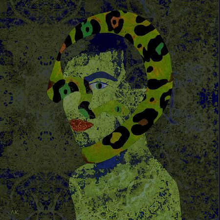 Лариса Корж (Графика цифровая (принты) - 
                  40 x 40 см) Голос