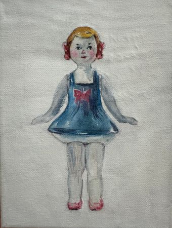 Кристина Пуршина (Картина, живопись - 
                  15 x 30 см) Куколка #12