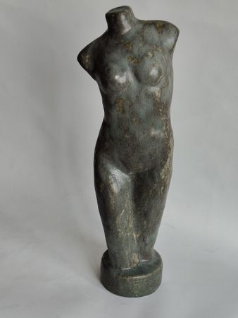 Екатерина Пеганова (Скульптура - 
                  14 x 41 см) Зеленоватый торс