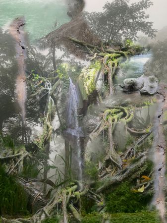 Софья Скидан (Графика цифровая (принты) - 
                  40 x 60 см) Integrating landscapes