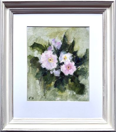 Екатерина Феоктистова (Картина, живопись - 
                  30 x 35 см) Примула