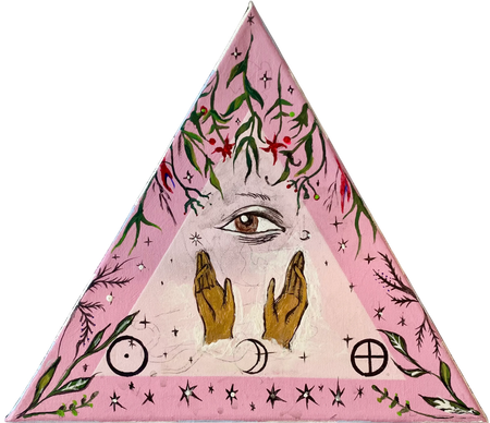 Остап Бакин (Картина, живопись - 
                  30 x 30 см) Глаз