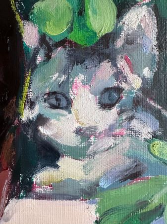 Илья Филатов (Картина, живопись - 
                  80 x 70 см) I see u CUTIE
