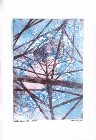 Korolkoshek (Графика печатная - 
                  30 x 42 см) Москва, Марьино, ЛЭП-2