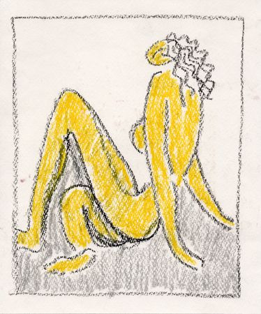 Марсель Ялалов (Авторская графика - 
                  21 x 25 см) Nude