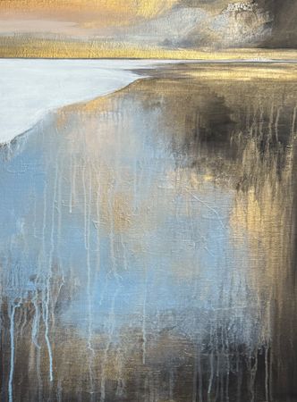 Анжела Осипова (Картина, живопись - 
                  50 x 70 см) Все в отражении