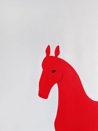 Оливия Лем (Картина, живопись - 
                  60 x 80 см) Лошадь