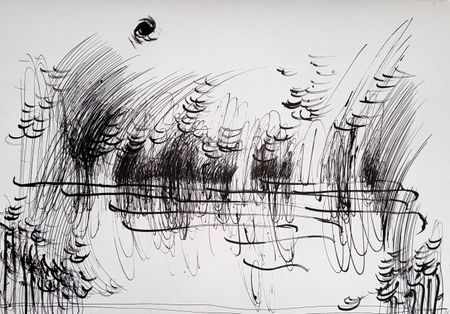 Маргарита Чигодайкина (Авторская графика - 
                  59.4 x 42 см) Абсолютное поле 14