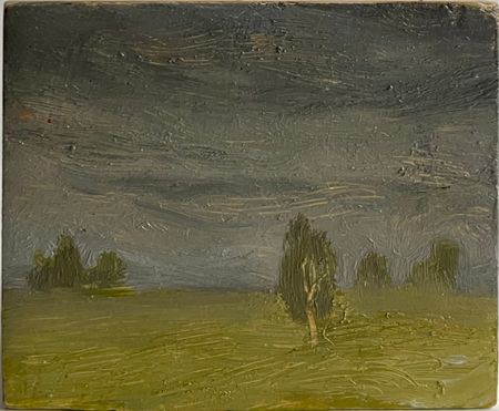 Анна Дёмина (Картина, живопись - 
                  5 x 4 см) 19:23