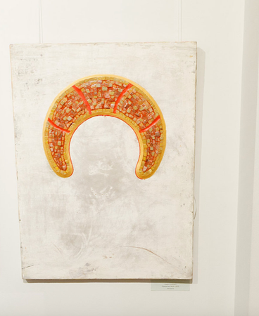 Павел Ольхович (Объект - 
                  60 x 80 см) Панно "Причастие"