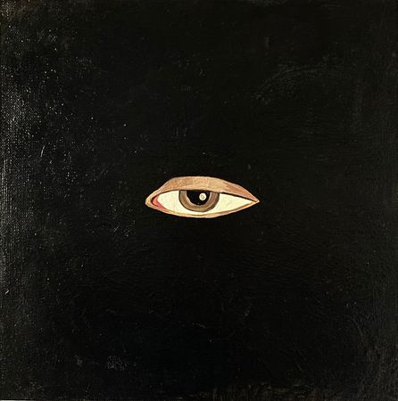 Анастасия Котова (Картина, живопись - 
                  30 x 30 см) В печке