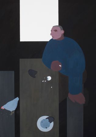 Анна Мельниченко (Картина, живопись - 
                  70 x 100 см) Курочка Ряба