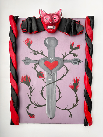 Ира Пенкина (Скульптура - 
                  40 x 50 см) Страж сердца