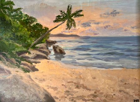 Милана Семенова (Картина, живопись - 
                  60 x 45 см) caribbean heaven