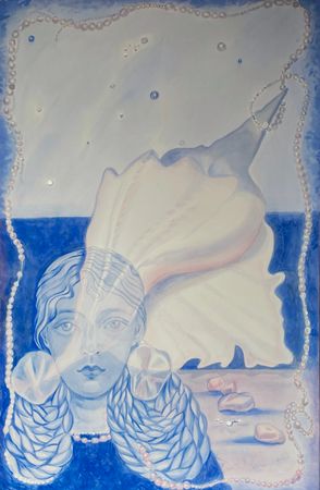 Анастасия Колышкина (Картина, живопись - 
                  75 x 115 см) Сирена