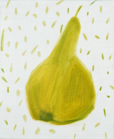Оля Леонтьева (Картина, живопись - 
                  25 x 30 см) Груша номер четыре