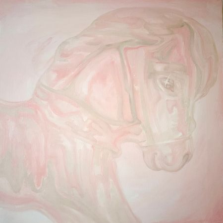 Ева Гец (Картина, живопись - 
                  40 x 40 см) Хрустальный