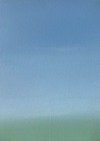 Александра Савина (Картина, живопись - 
                  30 x 40 см) Горизонт. Точка 0