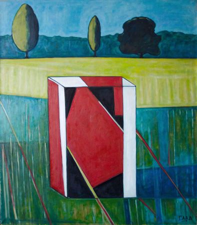 Александр Галяцкий (Картина, живопись - 
                  70 x 80 см) Артефакт-2