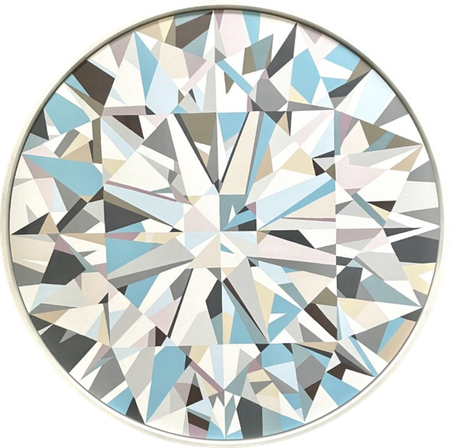 Марина Астахова (Картина, живопись - 
                  100 x 100 см) Tondo Sky