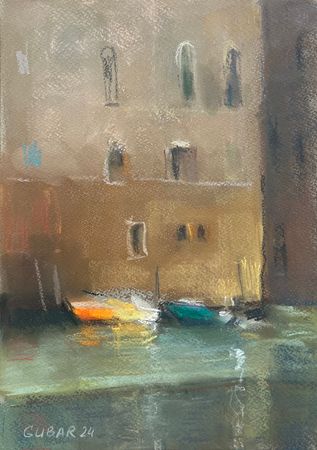 Алёна Губарь (Авторская графика - 
                  21 x 30 см) Непарадная Венеция