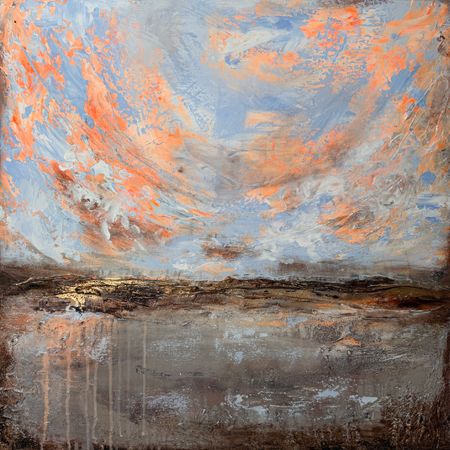 Екатерина Звездина (Картина, живопись - 
                  80 x 80 см) Финский залив