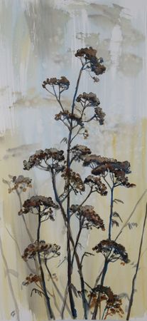 Елена Санина (Авторская графика - 
                  26 x 54 см) Иллюзия хрупкости №1