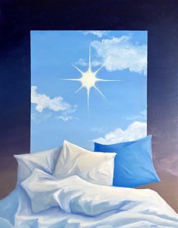 Ксения Карих (Картина, живопись - 
                  70 x 90 см) Портал в новый день