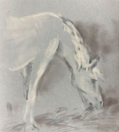 Надежда Воронцова (Авторская графика - 
                  19 x 22 см) Обед