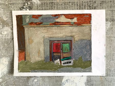 Елизавета Тульчинская (Авторская графика - 
                  33.5 x 26 см) Зарисовка