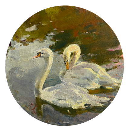 Надежда Воронцова (Картина, живопись - 
                  30 x 30 см) Верность