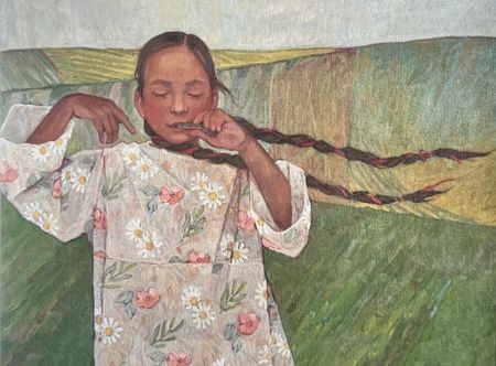 Залифа Хибатова (Графика цифровая (принты) - 
                  40 x 30 см) Музыка ветра