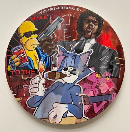 Динара Хёртнагль (Картина, живопись - 
                  30 x 30 см) Generation Pepsi. Men‘s collection