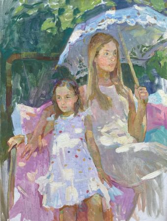 Алина Коршункова (Картина, живопись - 
                  60 x 80 см) Сестры
