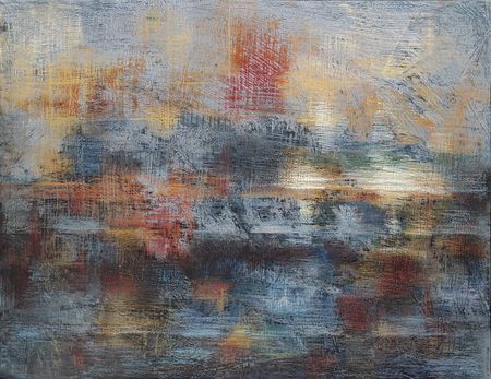 Мария Светлакова (Авторская графика - 
                  65 x 50 см) Темный город
