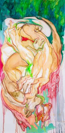 Алиса Горелова (Картина, живопись - 
                  98 x 207 см) Без названия