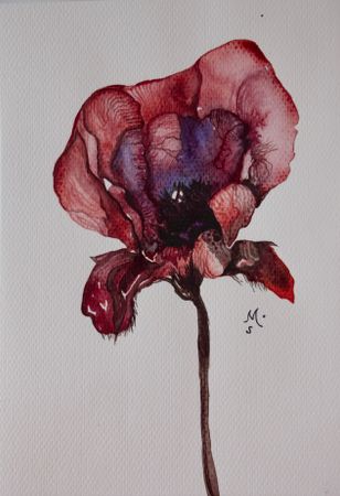 Анастасия Смольнякова (Авторская графика - 
                  19 x 27 см) Тайна