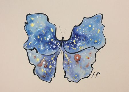 Любовь Фонарева (Авторская графика - 
                  20.8 x 14.8 см) Звездочёт