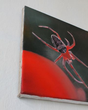 Илья Близнец (Картина, живопись - 
                  25 x 25 см) Паук
