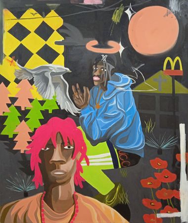 Vangranda (Картина, живопись - 
                  100 x 159 см) Gang