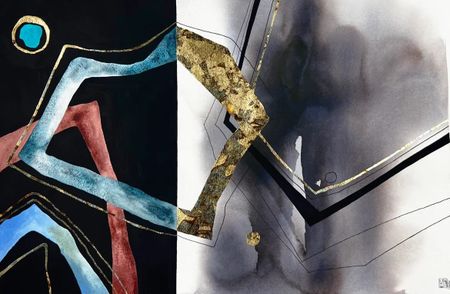 Мари Агаркова (Авторская графика - 
                  57 x 38 см) Инверсия