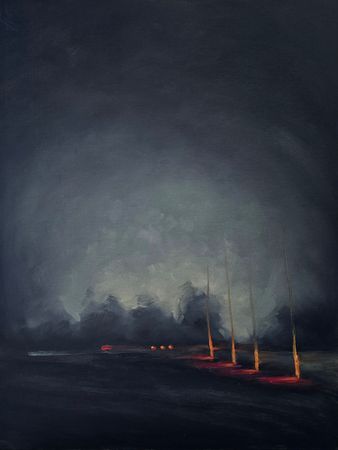 Александр Буданов (Авторская графика - 
                  30 x 40 см) Пространство 22