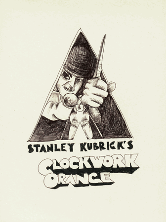 Марат Х Марат (Авторская графика - 
                  14.4 x 19 см) A Clockwork Orange