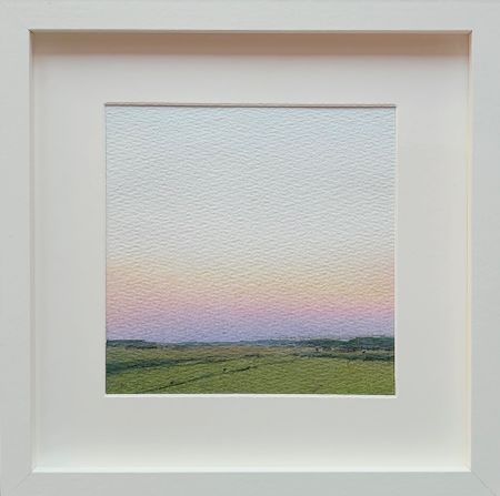 Александра Савина (Авторская графика - 
                  22 x 22 см) Белорусская степь