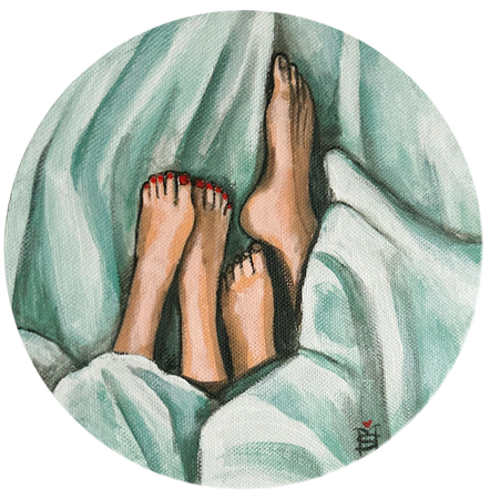 Мария Субботина (Картина, живопись - 
                  20 x 20 см) Доброе утро!