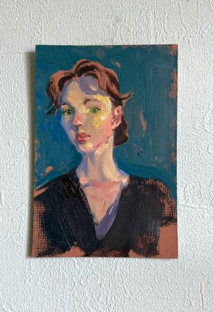 Алина Буглеева (Авторская графика - 
                  12 x 17 см) Юность
