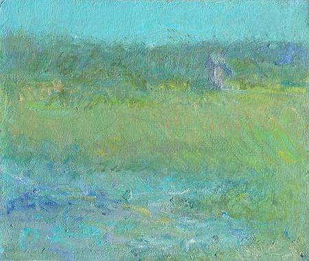 Екатерина Потапова (Картина, живопись - 
                  24 x 20 см) Мельница
