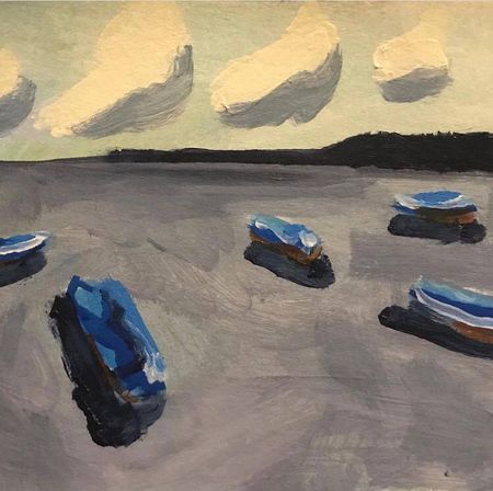 Алексей Костяков (Авторская графика - 
                  15 x 20 см) Асфальтовая вода