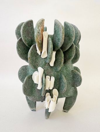 Маргарита Шалагина (Объект - 
                  15 x 22 см) Ваза "Цветение" 2